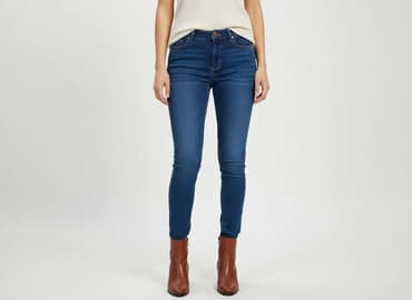 customowe jeansy: Jeansy damskie, rozmiar M — 7