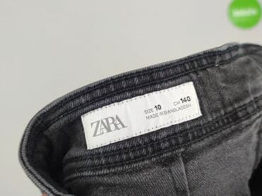 zara buty: Spodnie jeansowe, Zara, 10 lat, 140, stan - Idealny — 4
