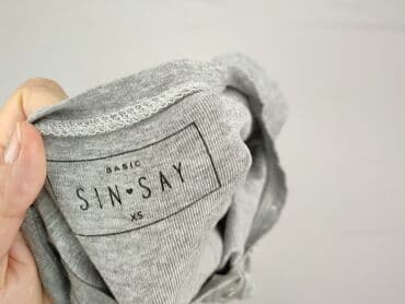 koszulki z długim rękawem damskie sisley: Sinsay, T-shirt damski, rozmiar XS — 4