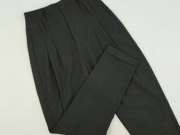 spodnie wrangler czarne: Bershka, Spodnie materiałowe damskie, rozmiar XS — 1