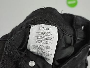 stradivarius czarne dresy: Jeansy damskie, rozmiar XS — 4