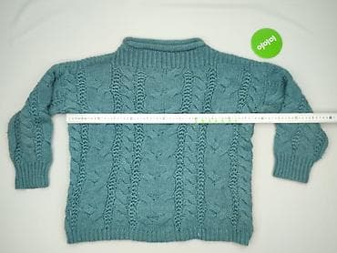 sweter turkusowy: Sweter damski, rozmiar 5XL — 4