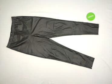 legginsy woskowane wysoki stan: Sinsay, Legginsy Ze skóry ekologicznej damskie, rozmiar XL — 2