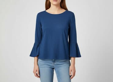 bluzki z długim rękawem tommy hilfiger: Tom Tailor Denim, Bluzka damska, rozmiar M — 1