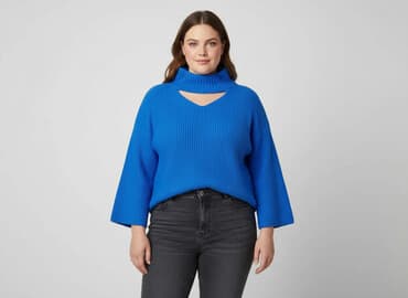 sweter open shoulder: Women`s sweater, size 4XL — 6