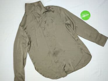 szara bluzka h m: H&M, Koszula damska, rozmiar S — 2