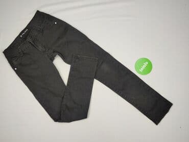 czarne jeansy damskie stylizacje: Jeansy damskie, rozmiar XS — 2