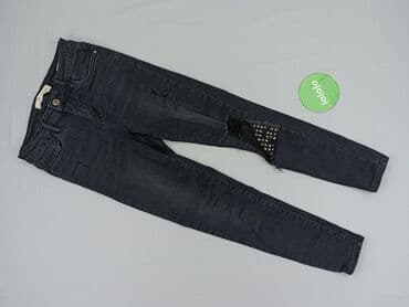 dżinsy w serduszka: Queen Hearts, Jeansy damskie, rozmiar S — 2