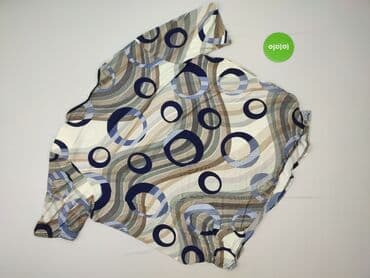 bluzki we wzory geometryczne: Bluzka damska, rozmiar 4XL — 4