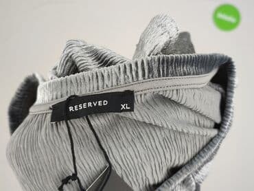 srebrne dodatki do sukienki: Bluzka damska, rozmiar XL — 4