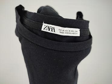 oversize t shirt basic: Zara, T-shirt damski, rozmiar M — 4