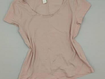 guess t shirt damski rozowy: H&M, T-shirt damski, rozmiar L — 1