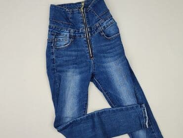 woskowane legginsy z wysokim stanem zara: M.Sara, Jeansy damskie, rozmiar XS — 1