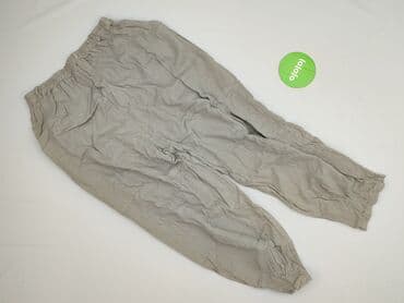 lniane ogrodniczki: Spodnie damskie, rozmiar L — 3