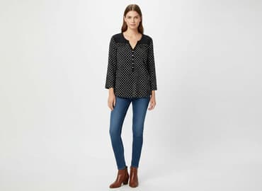 hm bluzki z krótkim rękawem: H&M, Bluzka damska, rozmiar S — 6