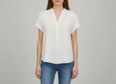 biale bluzki z kolnierzykiem: Esprit, Bluzka damska, rozmiar M — 7