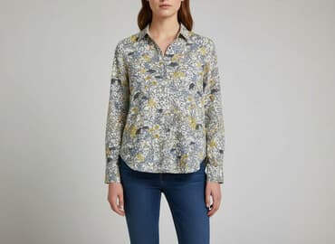 koszula cytryny hm: H&M, Koszula damska, rozmiar XS — 1