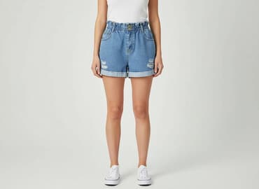 spodenki wolczanka: SZACHOWNICA, Szorty damskie, rozmiar L — 7