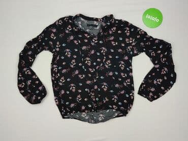 bluzki basic czarne: Sinsay, Women's blouse, size XS (EU 34) — 2