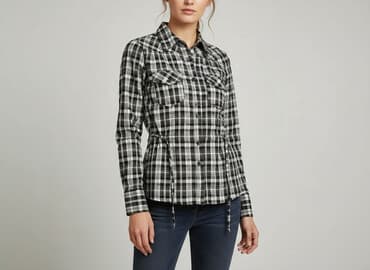 kurtki w krate pepco: Zentex, Koszula damska, rozmiar S — 6