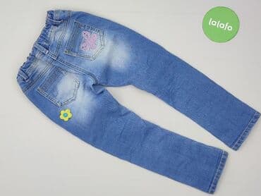 zara spodnie czerwone: Spodnie jeansowe, Next, 4-5 lat, 110, stan - Bardzo dobry — 3