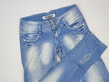 flare jeans: Jeansy damskie, rozmiar S — 1