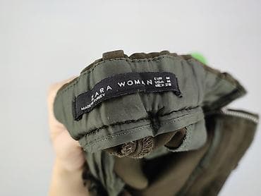 joggery khaki: Zara, Spodnie materiałowe damskie, rozmiar M — 4
