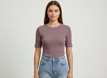 sinsay bluzki z krótkim rękawem: Sinsay, Bluzka damska, rozmiar XS — 6