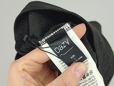 czarne bluzki basic: Top damski, rozmiar L — 4