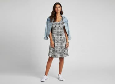 sukienka h m czerwona: Divided, Sukienka damska, rozmiar 2XS — 7