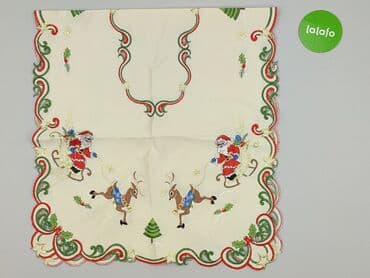 obrusy czerwone: Obrus 120 x 57, kolor - Beżowy, stan - Bardzo dobry — 2