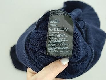 niebieska bluza pull and bear: H&M, Bluza z kapturem damska, rozmiar M — 4