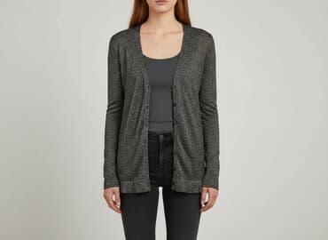 sweter na guziki: Kardigan damski, rozmiar S — 5