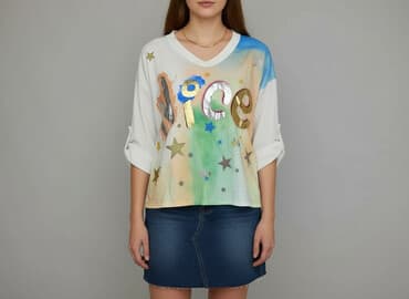 bluzki z własnym nadrukiem: Bluzka damska, rozmiar L — 6