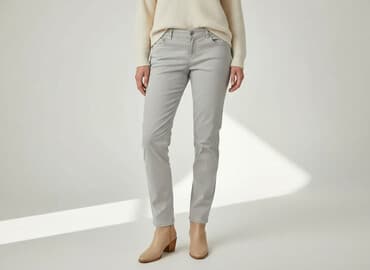 monnari czarne spodnie: Spodnie materiałowe damskie, rozmiar M — 6