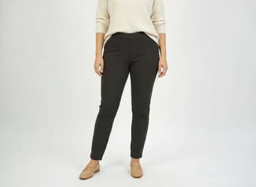 legginsy jeździeckie ocieplane: Spodnie materiałowe damskie, rozmiar 2XL — 1