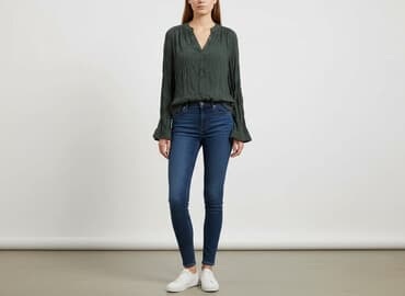 koszulki z długim rękawem damskie samsoe samsoe: Samsøe Samsøe, Bluzka damska, rozmiar S — 1