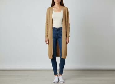 kapcie anna field: ANNA, Kardigan damski, rozmiar M — 6