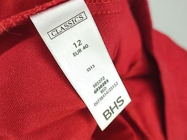czerwona sukienka pull: Classic, Spodnie materiałowe damskie, rozmiar L — 5