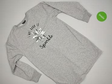 szara bluza pull and bear: Peacocks, Sukienka damska, rozmiar L — 2