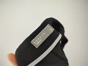 długie spodnie damskie dla wysokich: Papaya, Spodnie materiałowe damskie, rozmiar S — 4