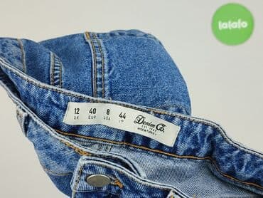 jeansowe mini spódniczka: Denim Co, Spódnica damska, rozmiar M — 4
