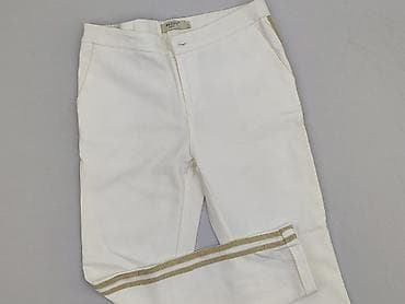 bialy: Freesia, Spodnie materiałowe damskie, rozmiar L — 1