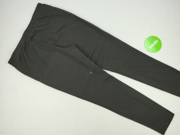 długie spodnie damskie dla wysokich: Janina, Spodnie materiałowe damskie, rozmiar 4XL — 3