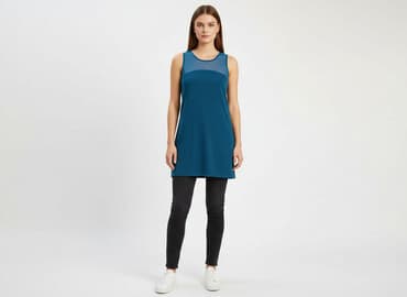 błękitna sukienka wieczorowa: Sukienka damska, rozmiar S — 6