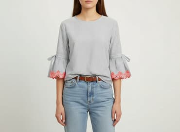 bluzka w paski pepco: Bluzka damska, rozmiar S — 5