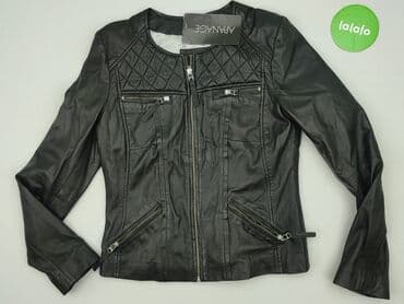 kurtka zimowa z kożuszkiem: Apanage, Kurtka skórzana damska, rozmiar M — 2