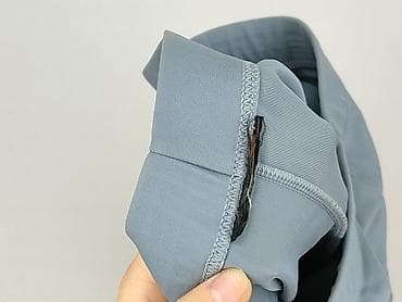 joggery basic damskie: Damskie spodnie sportowe/joggery w kolorze jasnoszarym (chłodny — 4