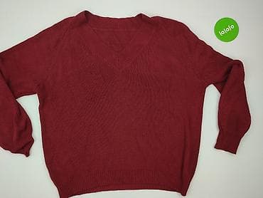 czerwony sweter hm: Sweter damski, rozmiar One size — 2