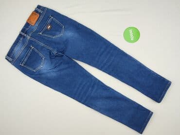 srebrne kombinezony: Silver, Jeansy damskie, rozmiar L — 3